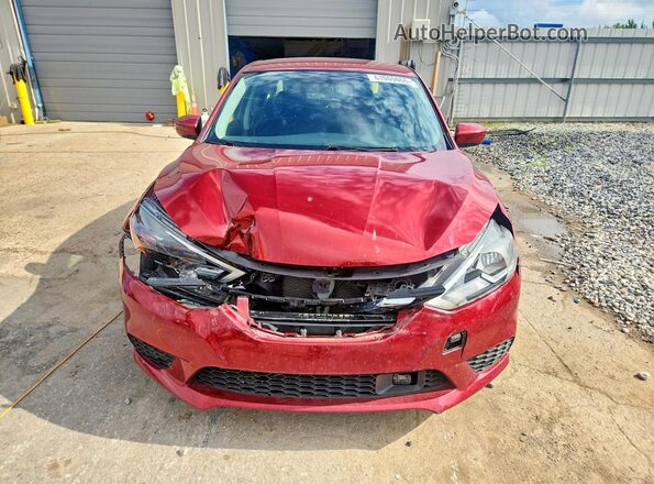 3N1AB7AP2JY284292 2018 NISSAN SENTRA Красный Вид спереди