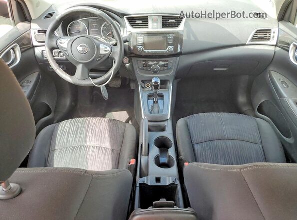 3N1AB7AP2JY296491 2018 NISSAN SENTRA Burgundy Widok deski rozdzielczej