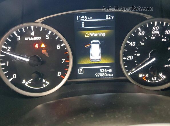 3N1AB7AP2JY313564 2018 NISSAN SENTRA Black Widok zestawu wskaźników