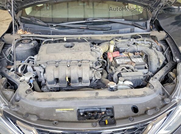 3N1AB7AP2JY313564 2018 NISSAN SENTRA Black Widok wnętrza z tyłu