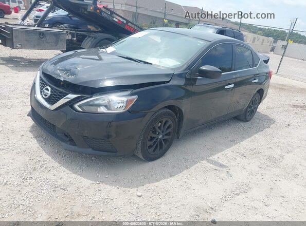 3N1AB7AP2JY333104 2018 NISSAN SENTRA Black Передня ліва чверть