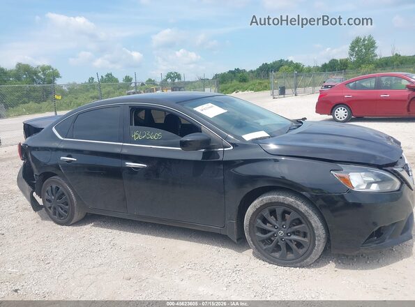 3N1AB7AP2JY333104 2018 NISSAN SENTRA Black Вид задньої частини салону