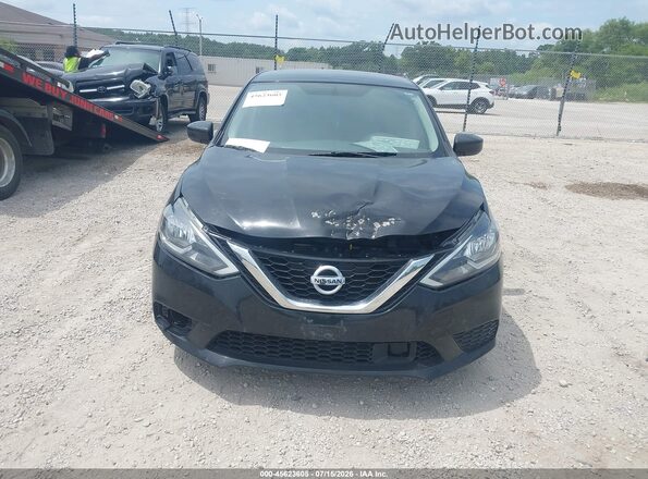 3N1AB7AP2JY333104 2018 NISSAN SENTRA Black Вид щитка приладів