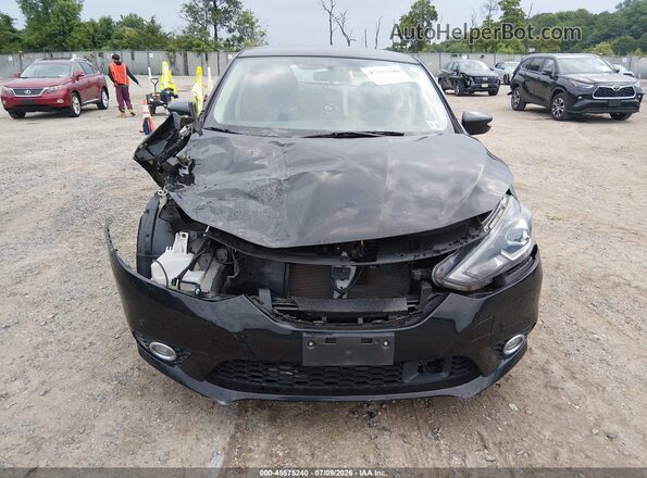 3N1AB7AP2JY347147 2018 NISSAN SENTRA Черный Вид задней части салона