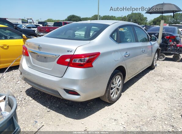 3N1AB7AP2KL610834 2019 NISSAN SENTRA Silver Հետևի աջ