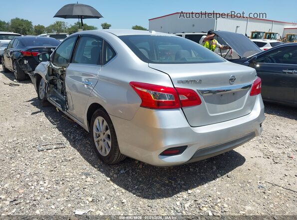 3N1AB7AP2KL610834 2019 NISSAN SENTRA Silver Հետևի ձախ