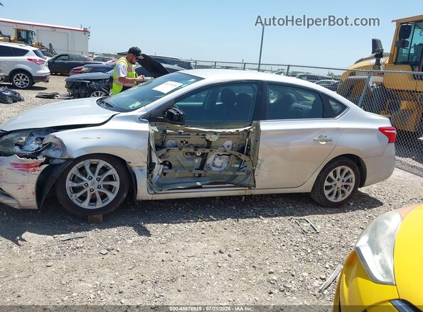 3N1AB7AP2KL610834 2019 NISSAN SENTRA Silver Սալոնի 360 աստիճան տեսք
