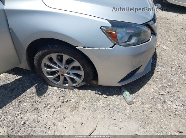 3N1AB7AP2KL610834 2019 NISSAN SENTRA Silver Դիմացի տեսք
