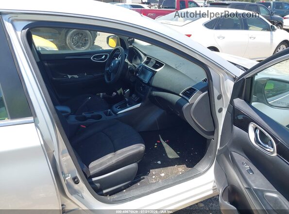 3N1AB7AP2KL610834 2019 NISSAN SENTRA Silver Սալոնի դիմացի տեսք