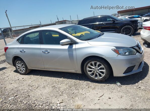 3N1AB7AP2KL610834 2019 NISSAN SENTRA Silver Սալոնի հետևի տեսք