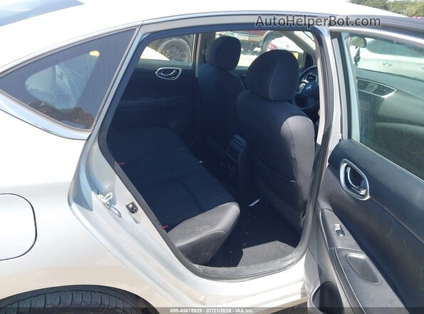 3N1AB7AP2KL610834 2019 NISSAN SENTRA Silver VIN կոդի պիտակի տեսք