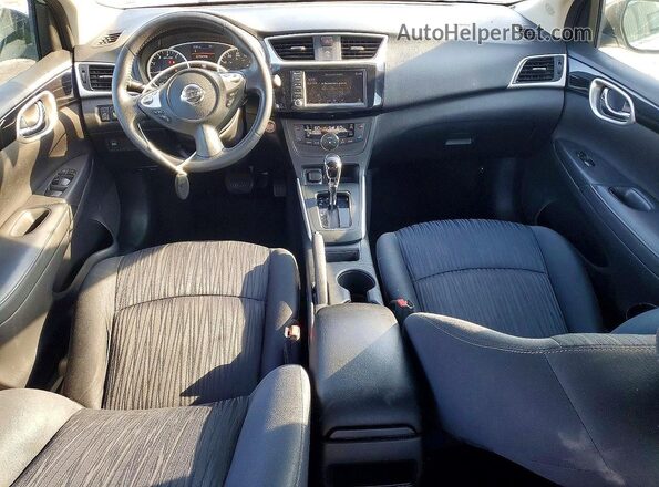 3N1AB7AP2KL612857 2019 NISSAN SENTRA Silver წინა პანელის ხედი