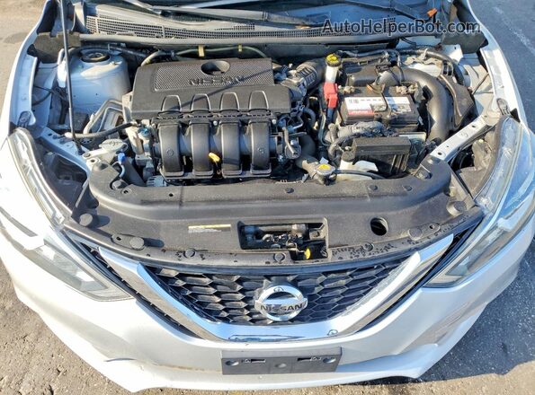 3N1AB7AP2KL612857 2019 NISSAN SENTRA Silver უკანა სალონის ხედი