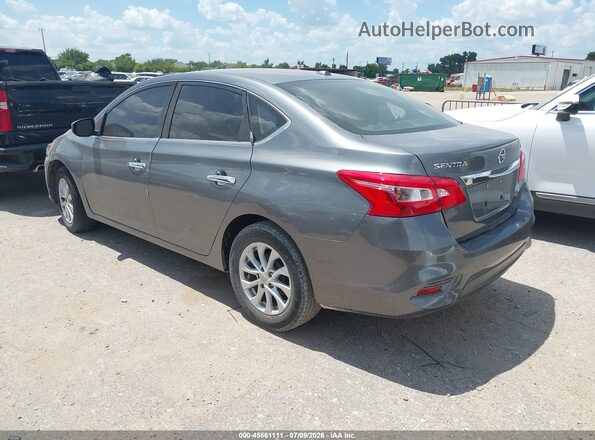 3N1AB7AP2KL627424 2019 NISSAN SENTRA Gray უკანა მარცხენა