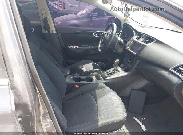 3N1AB7AP2KL627424 2019 NISSAN SENTRA Gray წინა სალონის ხედი