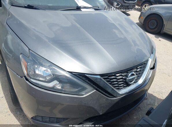 3N1AB7AP2KL627424 2019 NISSAN SENTRA Gray ხელსაწყოთა პანელის ხედი