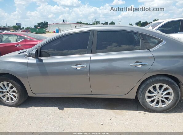 3N1AB7AP2KL627424 2019 NISSAN SENTRA Gray სალონის 360-გრადუსიანი ხედი