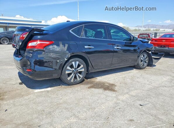 3N1AB7AP2KY204507 2019 NISSAN SENTRA Black Trasero derecho