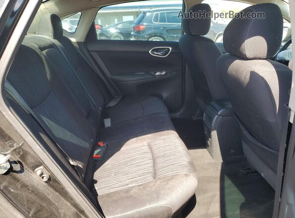 3N1AB7AP2KY204507 2019 NISSAN SENTRA Black Vista de los asientos traseros