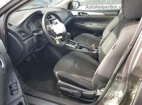 3N1AB7AP2KY212090 2019 NISSAN SENTRA Gray წინა სალონის ხედი