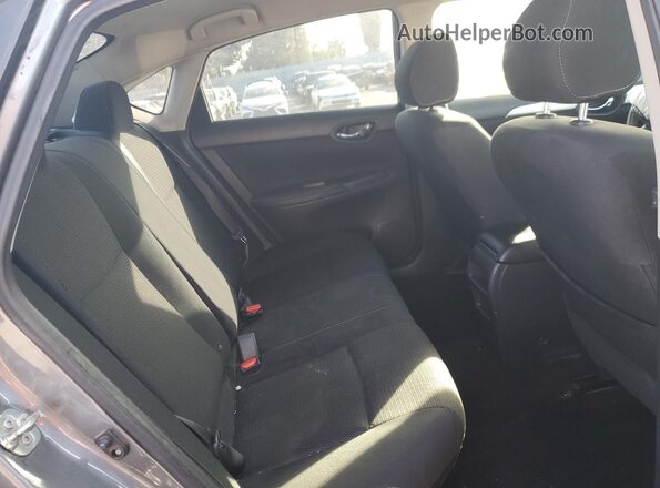 3N1AB7AP2KY212090 2019 NISSAN SENTRA Gray უკანა სავარძლების ხედი