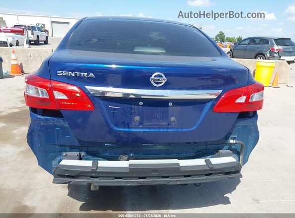 3N1AB7AP2KY213658 2019 NISSAN SENTRA Blue Vista frontal
