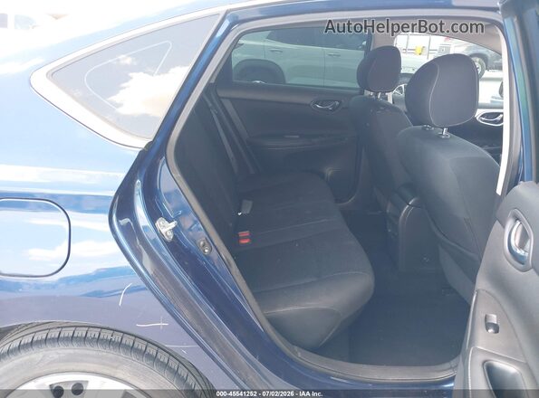 3N1AB7AP2KY213658 2019 NISSAN SENTRA Blue Vista de la etiqueta del VIN