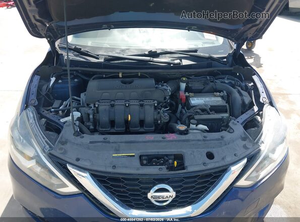 3N1AB7AP2KY213658 2019 NISSAN SENTRA Blue Vista trasera