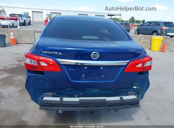 3N1AB7AP2KY213658 2019 NISSAN SENTRA Blue 