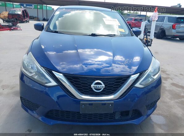 3N1AB7AP2KY213658 2019 NISSAN SENTRA Blue Vista del cuadro de instrumentos