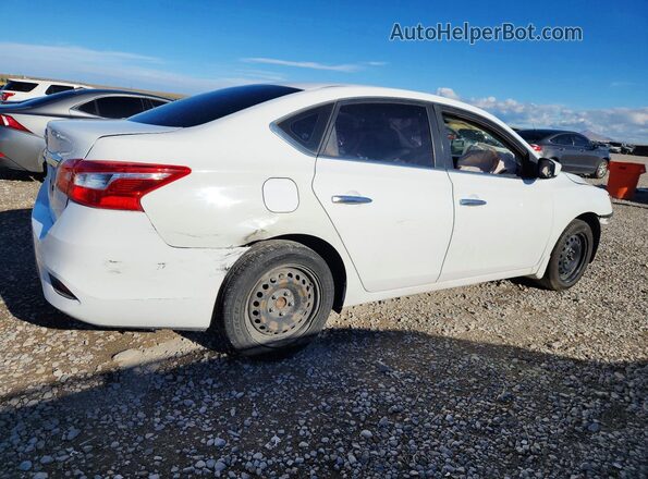 3N1AB7AP2KY214955 2019 NISSAN SENTRA White Tył prawy