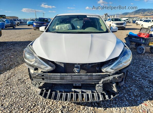 3N1AB7AP2KY214955 2019 NISSAN SENTRA White Widok z przodu