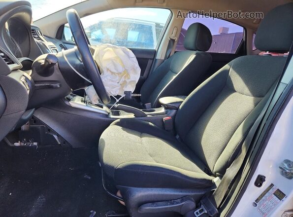 3N1AB7AP2KY214955 2019 NISSAN SENTRA White Widok wnętrza z przodu