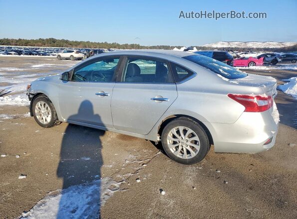 3N1AB7AP2KY235594 2019 NISSAN SENTRA Silver Задня ліва чверть