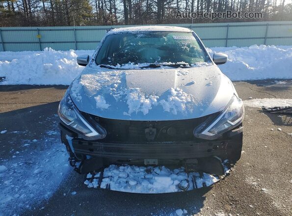 3N1AB7AP2KY235594 2019 NISSAN SENTRA Silver Вид спереду