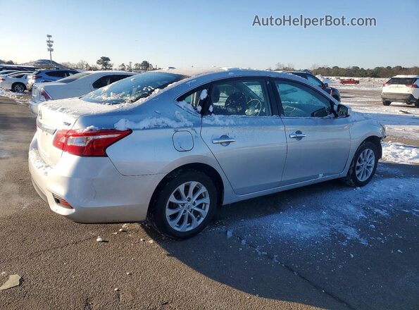 3N1AB7AP2KY235594 2019 NISSAN SENTRA Silver Задня права чверть