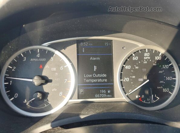 3N1AB7AP2KY235594 2019 NISSAN SENTRA Silver Вид щитка приладів