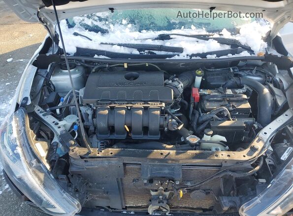 3N1AB7AP2KY235594 2019 NISSAN SENTRA Silver Вид задньої частини салону