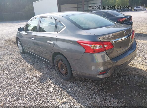 3N1AB7AP2KY246112 2019 NISSAN SENTRA Серый Задняя левая четверть