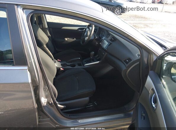 3N1AB7AP2KY246112 2019 NISSAN SENTRA Серый Вид салона спереди