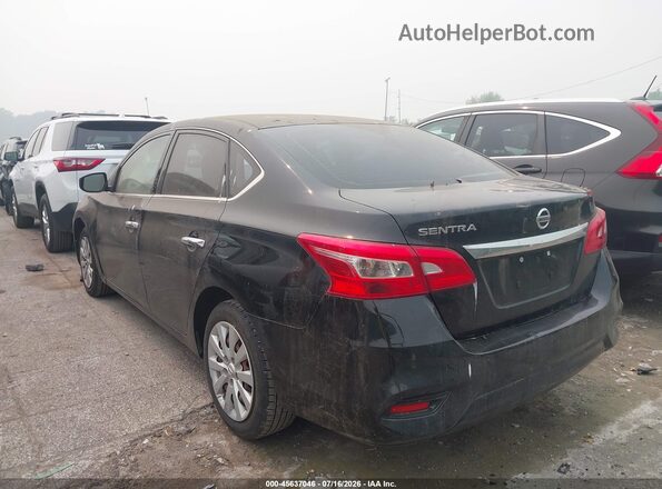 3N1AB7AP2KY246983 2019 NISSAN SENTRA Black უკანა მარცხენა