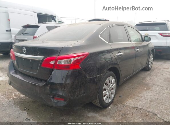 3N1AB7AP2KY246983 2019 NISSAN SENTRA Black უკანა მარჯვენა