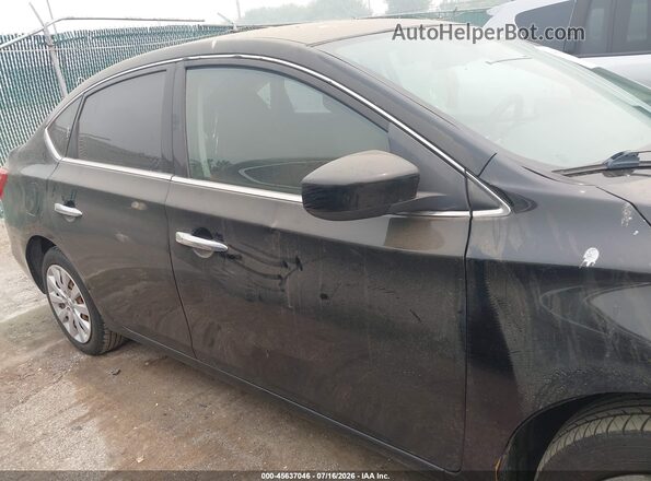 3N1AB7AP2KY246983 2019 NISSAN SENTRA Black უკანა სალონის ხედი