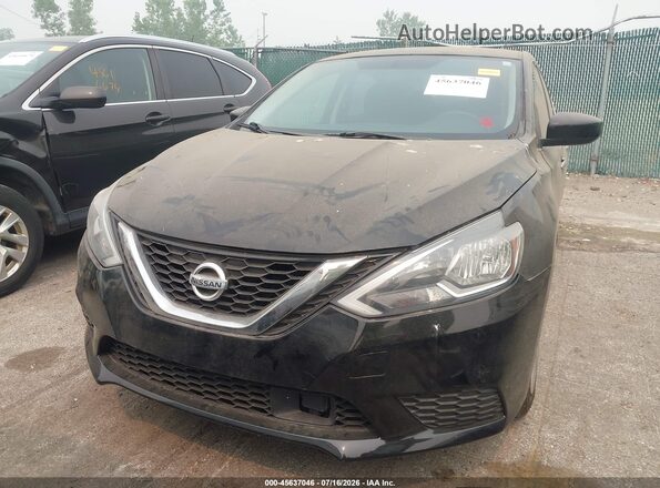 3N1AB7AP2KY246983 2019 NISSAN SENTRA Black ხელსაწყოთა პანელის ხედი