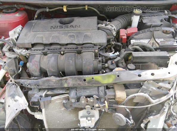3N1AB7AP2KY252752 2019 NISSAN SENTRA Red Вид ззаду