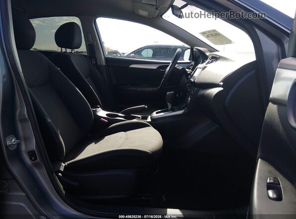 3N1AB7AP2KY259796 2019 NISSAN SENTRA Gray წინა სალონის ხედი
