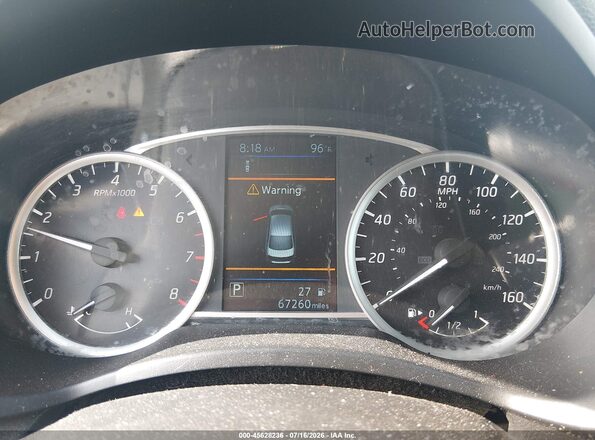 3N1AB7AP2KY259796 2019 NISSAN SENTRA Gray უკანა სავარძლების ხედი