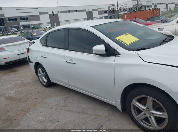 3N1AB7AP2KY261144 2019 NISSAN SENTRA White Սալոնի հետևի տեսք