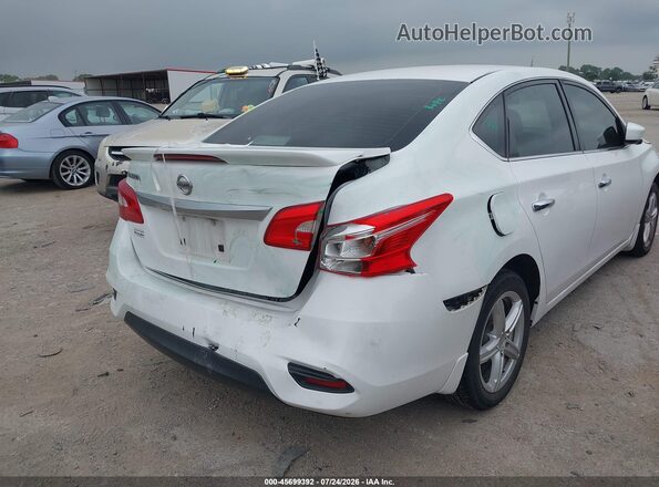 3N1AB7AP2KY261144 2019 NISSAN SENTRA White Դիմացի տեսք