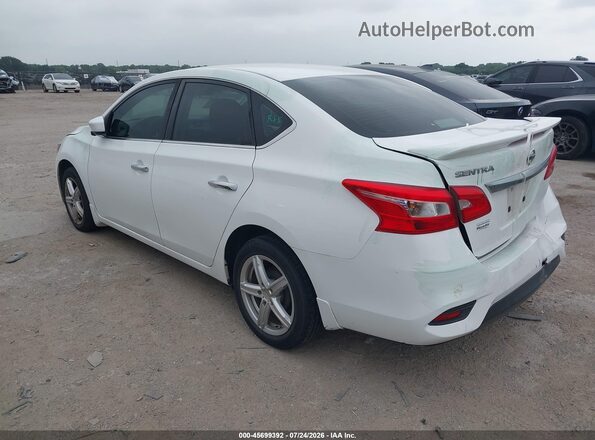 3N1AB7AP2KY261144 2019 NISSAN SENTRA White Հետևի ձախ